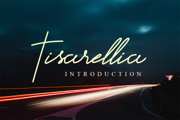 Tisarellia Font Poster 1