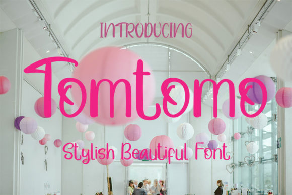 Tomtomo Font Poster 1