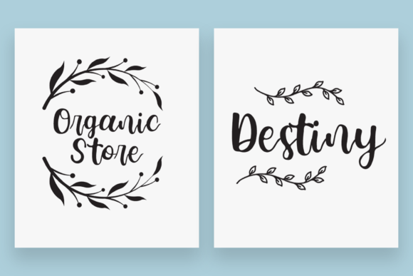 Topsy-Turvy Font Poster 4