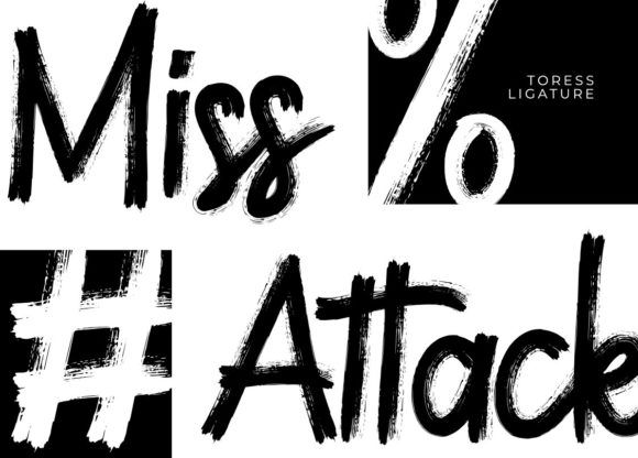 Toress Font Poster 8