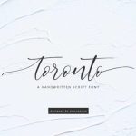 Toronto Font Poster 1