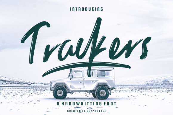 Trackers Font Poster 1