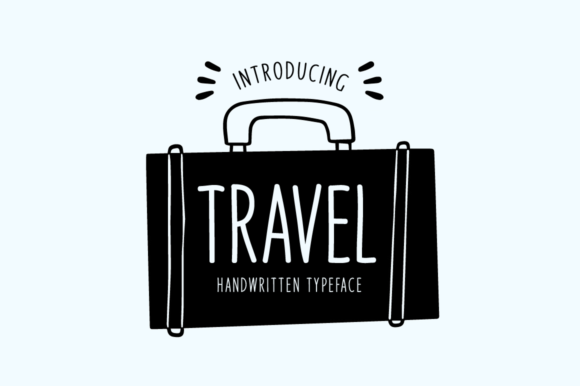 Travel Font Poster 1