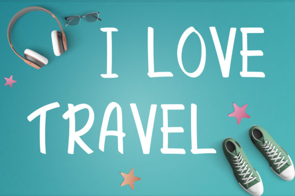 Traveler Font Poster 2