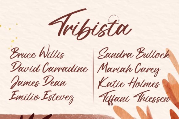 Tribista Font Poster 7