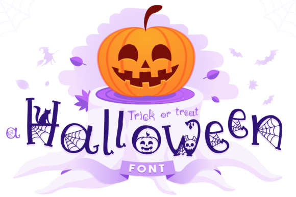 Trick or Treat Font Poster 1