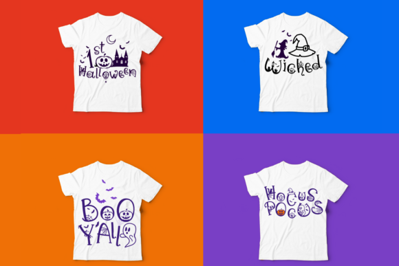 Trick or Treat Font Poster 3