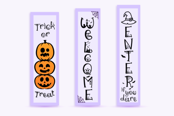 Trick or Treat Font Poster 4