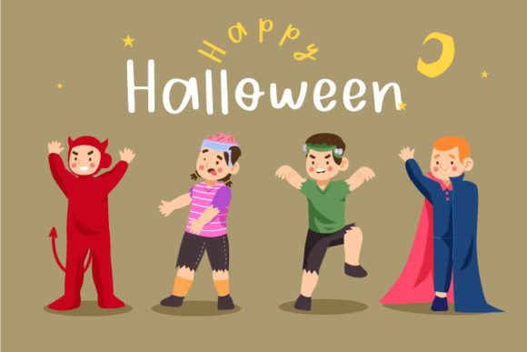 Trick or Treat Font Poster 2