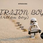 Triton Boy Font Poster 1