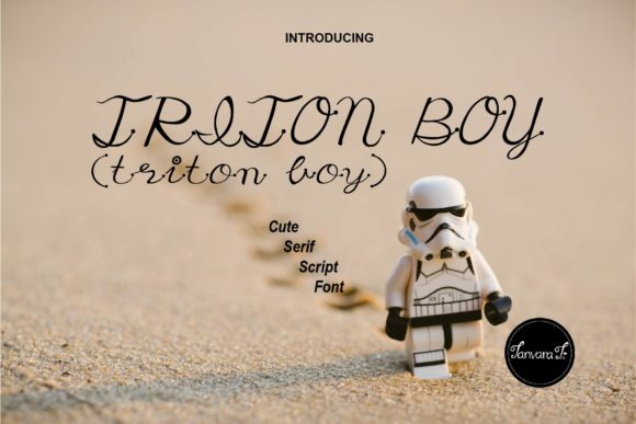 Triton Boy Font Poster 1