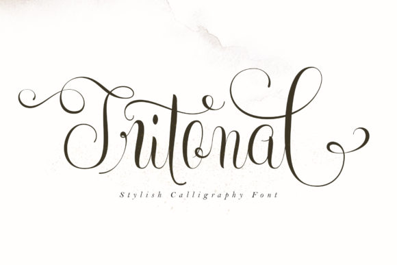 Tritonal Font Poster 1