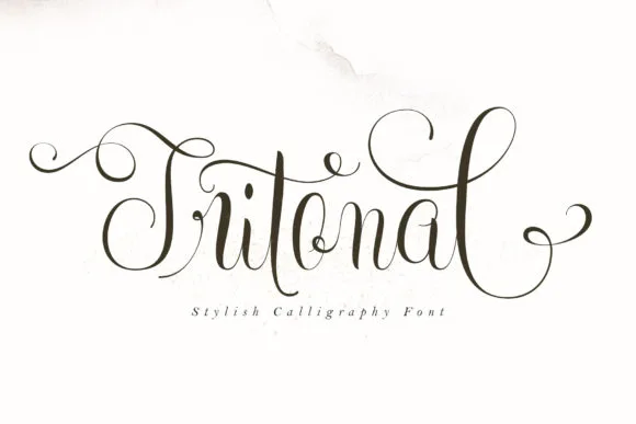 Tritonal Font Tritonal Font Poster 1