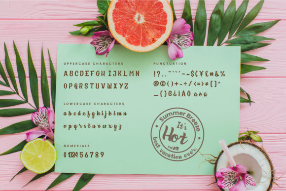 Tropical Vacatina Font Poster 2