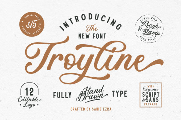 Troyline Font Poster 1