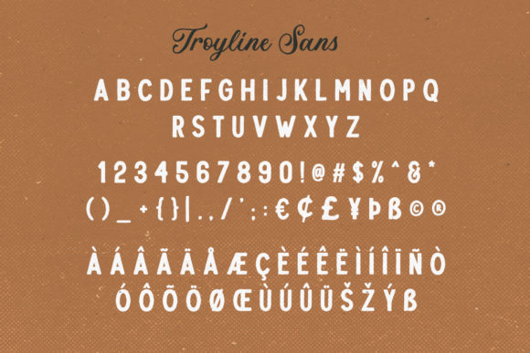 Troyline Font Poster 8