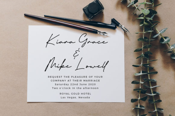 Trully Signature Font Poster 9