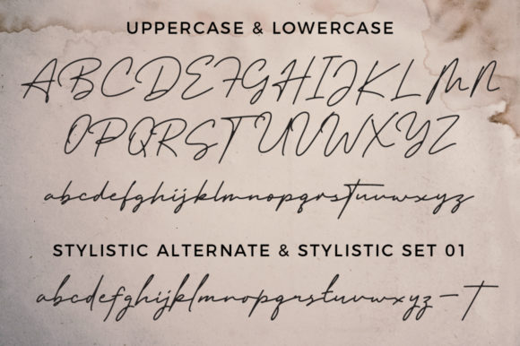 Trully Signature Font Poster 10
