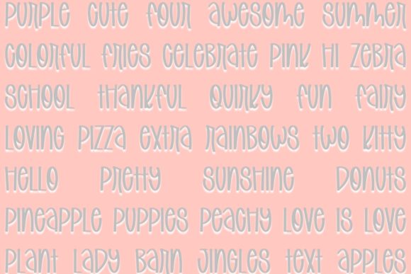 Tulips Font Poster 3