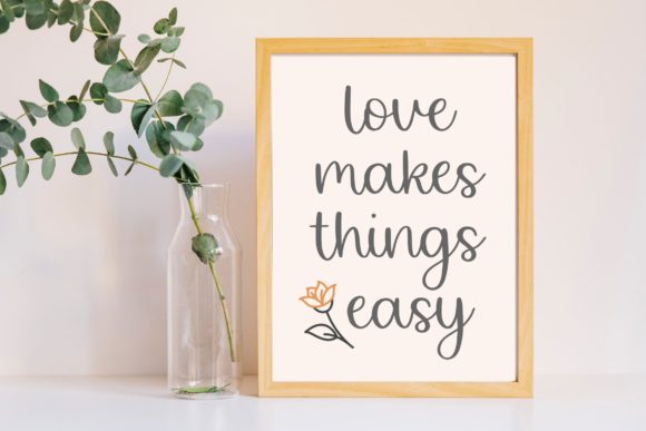Twirly Ballerina Font Poster 4