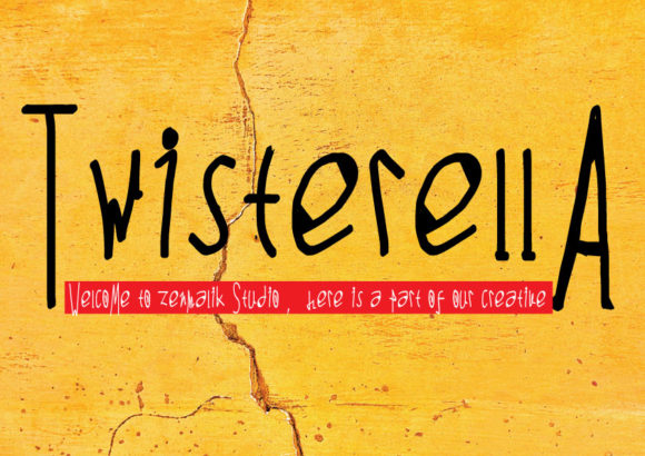 Twisterella Font Poster 1