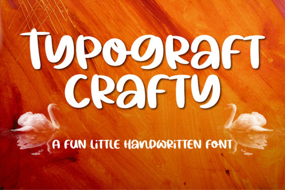 Typograft Crafty Font Poster 1