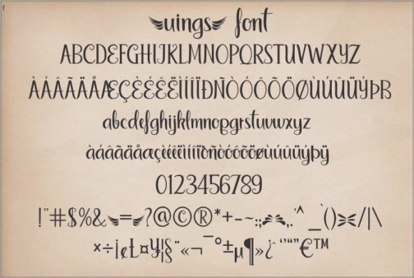 Uings Font Poster 6