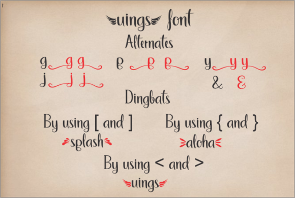 Uings Font Poster 7