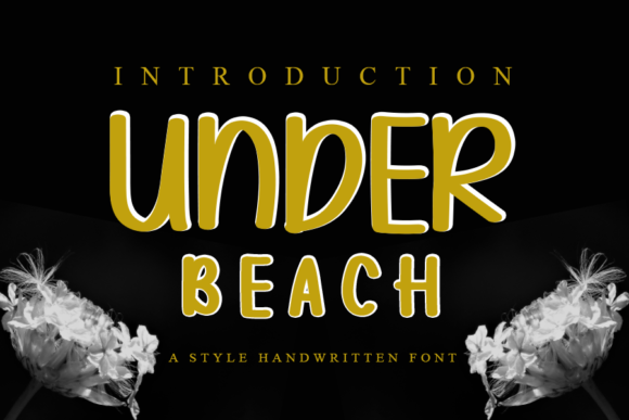 Under Beach Font Poster 1