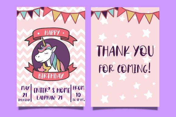 Unicorn Font Poster 2