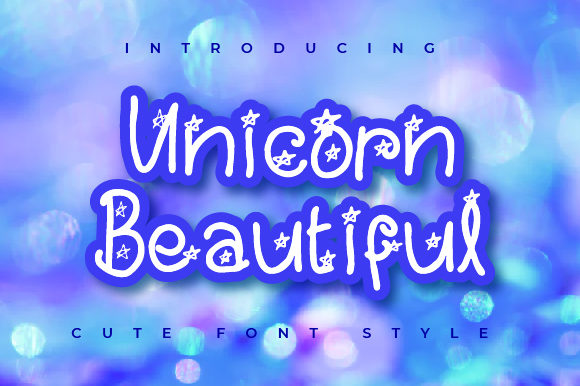 Unicorn Beautiful Font