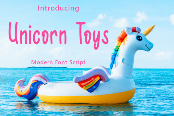 Unicorn Toys Font Poster 1