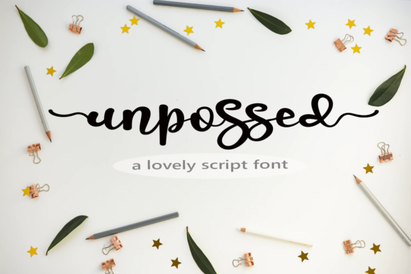 Unpossed Font