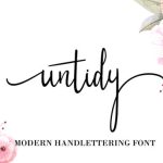 Untidy Font Poster 1