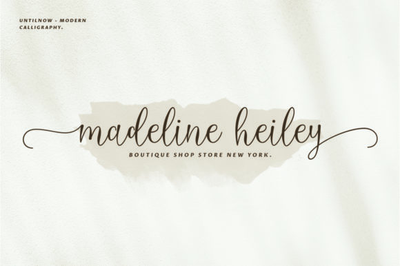 Untilnow Font Poster 3
