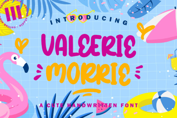 Valeerie Morrie Font Poster 1