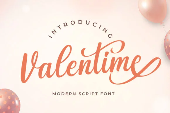 Valentime Font Poster 1