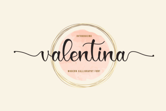 Valentina Font Poster 1