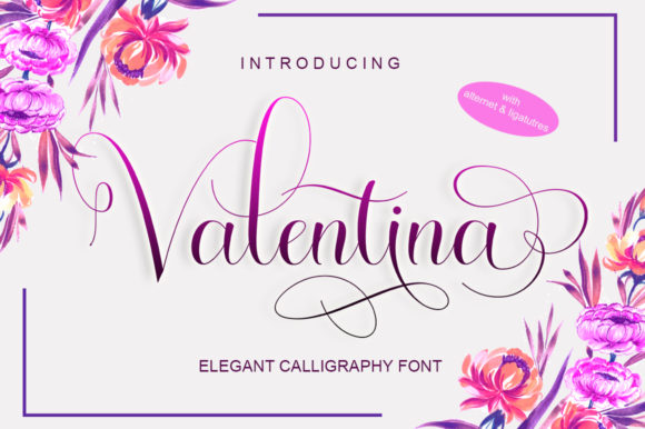 Valentina Font Poster 1