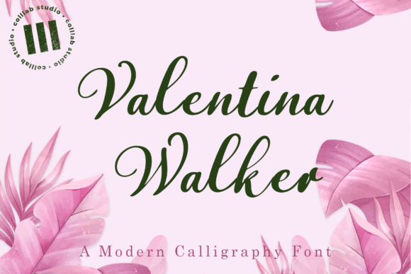 Valentina Walker Font Poster 1