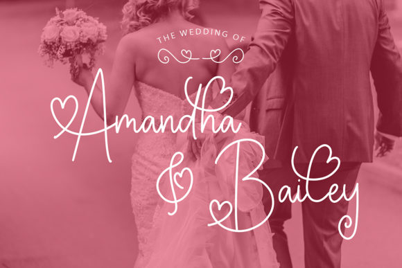 Valentine Memories Font Poster 3