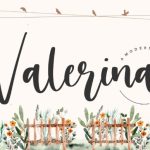 Valerina Font Poster 1