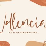 Vallencia Font Poster 1