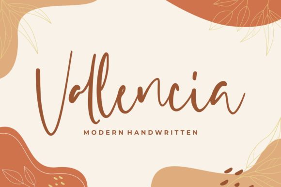 Vallencia Font Poster 1