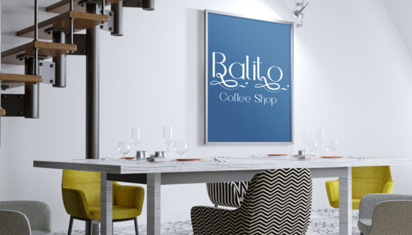 Vallenttza Font Poster 9