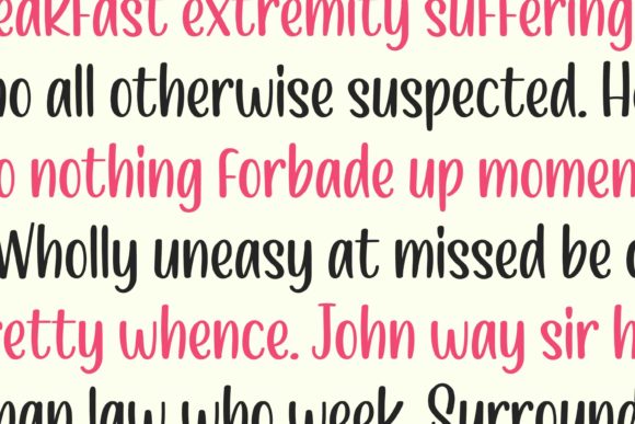 Vaneisya Font Poster 6