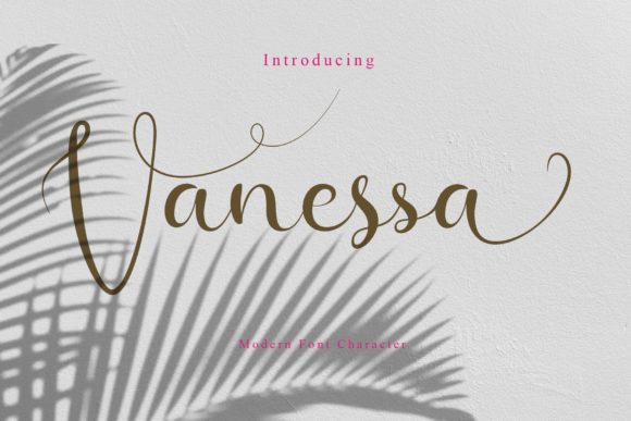 Vanessa Font Poster 1