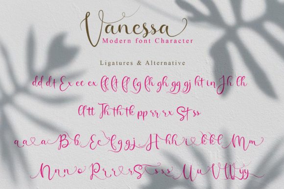 Vanessa Font Poster 2