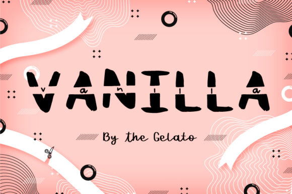 Vanilla Font Poster 1