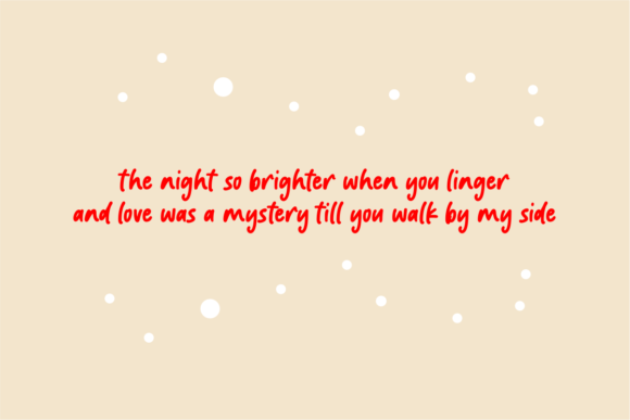 Vanilla Baked Font Poster 2